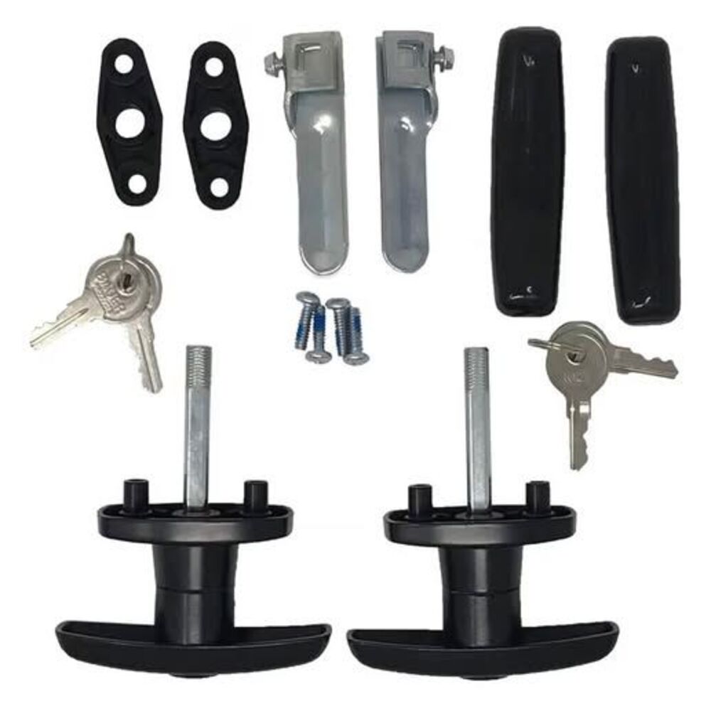 Auer T-323T Package Matching T-Handles Lock Set – Keyed K-127-Brand new
